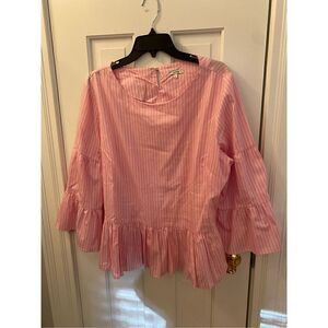 Tyler Boe Cameron Peplum top EXTRA LARGE